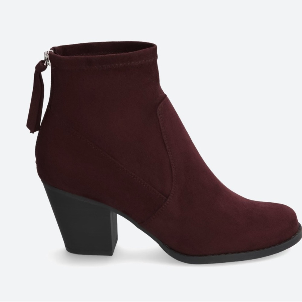 DV8 Jonah Stretch Bootie in Burgundy